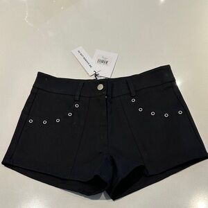 With Jean Black Shorts Sz. S NWT